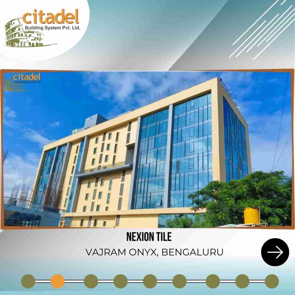 Nexion tile the product of Modern Facade Innovations